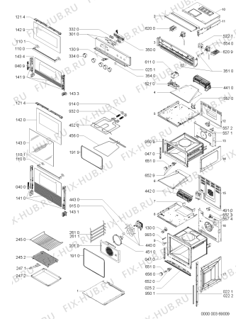 Схема №1 OV9MS (F092516) с изображением Инструкция по эксплуатации для духового шкафа Indesit C00371162