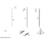 Схема №3 T30BR70FS с изображением Монтажный набор для холодильника Bosch 00678925