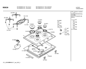Схема №1 NGT605DEU с изображением Столешница для плиты (духовки) Bosch 00214729