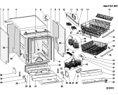 Схема №2 LD85XIT (F028457) с изображением Сенсорная панель для посудомоечной машины Indesit C00094882