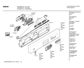 Схема №1 SGU46B14 с изображением Передняя панель для электропосудомоечной машины Bosch 00438285