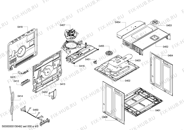 Взрыв-схема плиты (духовки) Siemens HB74AR520E Horno.SE.py.2d.S2a.E3_CoT.pt_basc.inx - Схема узла 04