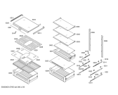 Схема №2 K7061X0 с изображением Крышка для холодильной камеры Bosch 00661842