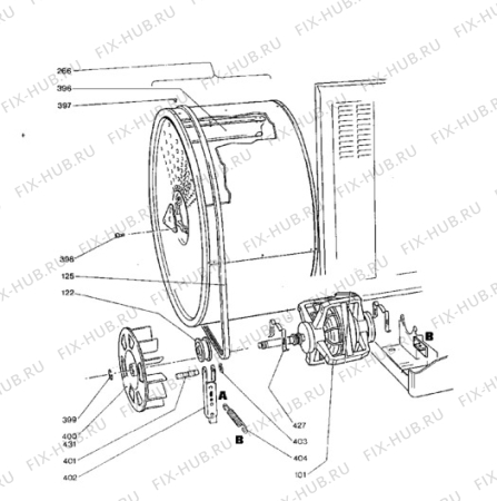 Взрыв-схема стиральной машины Tricity Bendix TM330 - Схема узла Functional parts