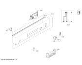 Схема №2 SMU53E05AU Classic electronic, Made in Germany с изображением Передняя панель для электропосудомоечной машины Bosch 00741287