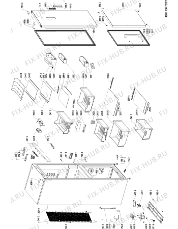 Схема №1 H8 A3E I H O3 с изображением Холдер для холодильника Whirlpool 481010866423