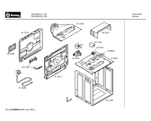 Схема №2 HEV43W350 с изображением Кронштейн для плиты (духовки) Bosch 00423676