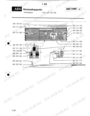 Взрыв-схема посудомоечной машины Aeg STANDBUEGLER 65 - Схема узла Section4