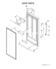 Схема №2 5VEL88TRAS с изображением Уплотнитель (прокладка) для холодильной камеры Whirlpool 482000013268