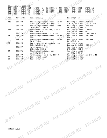 Схема №1 SP512164 с изображением Панель для электропечи Bosch 00291132