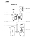 Схема №1 HB4061S1/700 с изображением Корпусная деталь для блендера (миксера) Seb MS-4948515