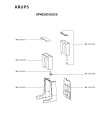 Схема №2 XP4030CA/3C0 с изображением Емкость для кофеварки (кофемашины) Krups MS-620631