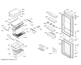 Схема №2 KG57NAI40I Siemens с изображением Дверь для холодильной камеры Siemens 00717897