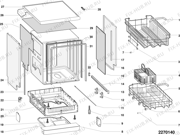 Схема №1 LSF723AEU (F068560) с изображением Регулятор для электропосудомоечной машины Indesit C00277916