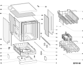 Схема №1 DFG262NXEU (F064987) с изображением Сенсорная панель для электропосудомоечной машины Indesit C00275342