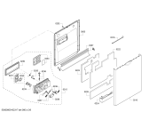Схема №4 SHE68R52UC SuperSilence 44 dBA с изображением Панель управления для электропосудомоечной машины Bosch 00687019
