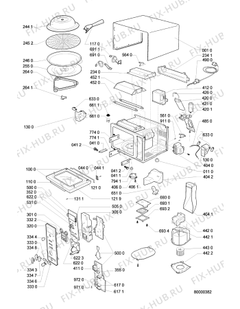 Схема №1 MT 747 BL с изображением Другое для микроволновки Whirlpool 481231038573