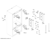 Схема №2 B36IT71NNP с изображением Крепеж для холодильной камеры Bosch 00663160