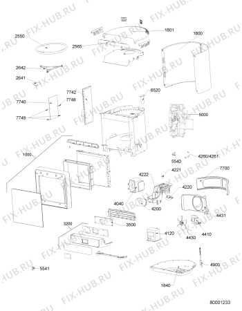 Схема №1 MAX 35/CRG с изображением Дверка для микроволновки Whirlpool 482000004153