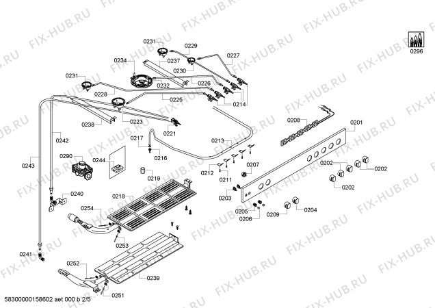 Схема №3 HG193510ME с изображением Панель управления для плиты (духовки) Siemens 00248929