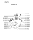 Схема №1 EA893D40/700 с изображением Микромодуль для электрокофемашины Krups MS-8030000150