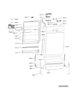 Схема №2 C1601BL с изображением Панель для посудомоечной машины Whirlpool 481010420946