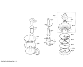 Схема №1 MCM5527IL с изображением Соединительный кабель для кухонного измельчителя Bosch 00654820