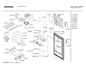 Схема №1 KS40U670FF с изображением Дверь для холодильной камеры Siemens 00244249