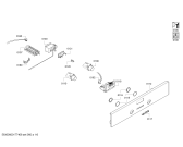 Схема №2 P1HEC44256 с изображением Панель управления для плиты (духовки) Bosch 00740544