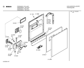 Схема №1 SGS4002II с изображением Передняя панель для электропосудомоечной машины Bosch 00351196
