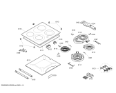 Схема №1 M1953N0 с изображением Стеклокерамика для плиты (духовки) Bosch 00473943