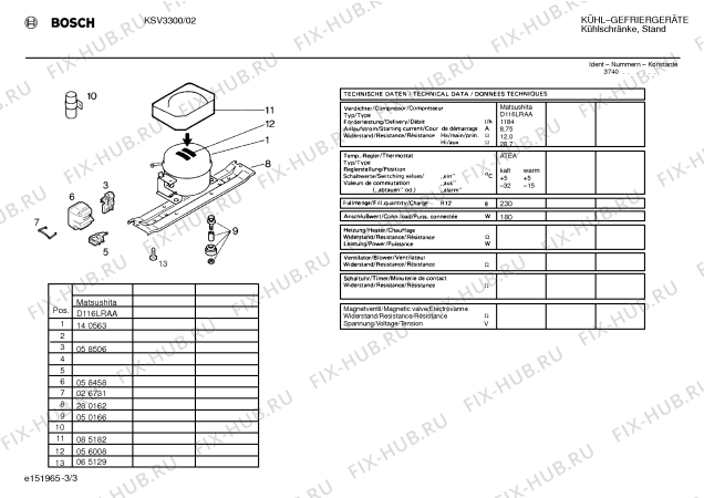 Схема №1 KSV3300 с изображением Дверь для холодильной камеры Bosch 00141078