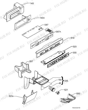 Взрыв-схема холодильника Aeg Electrolux SN91842-4I - Схема узла Diffusor