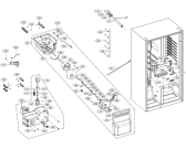 Схема №2 NRS85557E (198444, HRF661FF/ASS) с изображением Модуль (плата) управления для холодильника Gorenje 236528