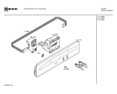 Схема №1 B1641A2GB с изображением Панель управления для плиты (духовки) Bosch 00432776