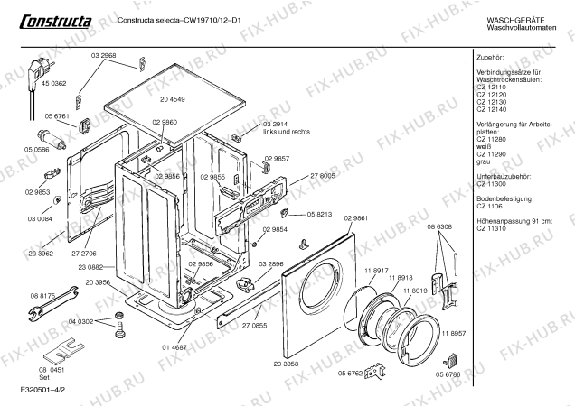 Схема №1 CW19710 selecta с изображением Панель управления для стиральной машины Bosch 00283399