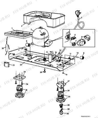 Взрыв-схема стиральной машины Arthurmartinelux AND5298-RRER - Схема узла Section 6