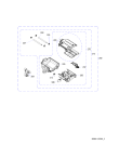 Схема №3 WATK 916 с изображением Ручка (крючок) люка для стиральной машины Whirlpool 482000020681