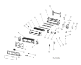 Схема №1 SPIW312A3HPWF (F106270) с изображением Пульт для сплит-системы Indesit C00520308