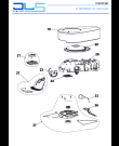 Схема №2 ENV155S "VERTUOPLUS DELUXE" с изображением Крышка для электрокофеварки DELONGHI FL366005