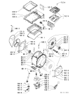 Схема №1 AWT 8124 D с изображением Обшивка для стиралки Whirlpool 481245210327