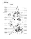 Схема №1 RS743W с изображением Труба для электропылесоса Rowenta RS-RT0107