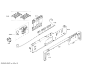 Схема №2 SHX45M02UC с изображением Панель управления для посудомоечной машины Bosch 00665309