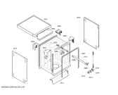 Схема №1 3VZ441BA VZ441 с изображением Крышка для электропосудомоечной машины Bosch 00217376