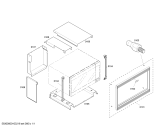 Схема №1 MT30BW Trim Kit с изображением Вкладыш в панель для плиты (духовки) Bosch 00369974