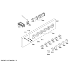 Схема №1 HSS120020 с изображением Ручка двери для электропечи Bosch 00682454