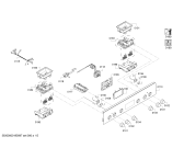 Схема №1 HEA23B157 H.BO.NP.L3D.PV.GLASS.B1a.X.E0_C/// с изображением Панель управления для плиты (духовки) Bosch 11017108