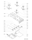 Схема №1 AKM 212/NA с изображением Втулка для плиты (духовки) Whirlpool 481244039157