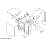 Схема №2 SE25M274FF с изображением Кнопка для посудомойки Siemens 00428999