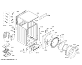 Схема №1 WVH2846XEE с изображением Корпус для стиралки Siemens 00710075